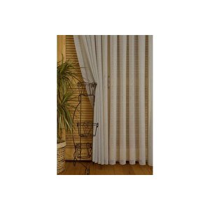 Massarelli̇ Kirçilli Keten Tül Mavi̇ 1-2 Seyrek Pi̇le 150x260