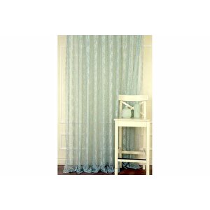 Fransiz Danteli̇ Fon Tül Turkuaz 1-3 Sik Pi̇le 90x260