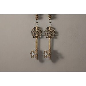 Anahtar İki̇li̇ Duvar Süsü, Gold Eski̇tme