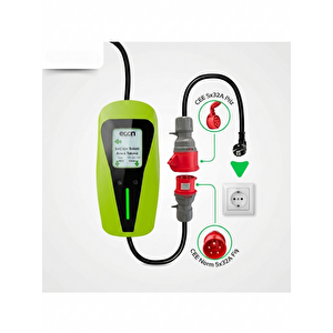 22 Kw - 3 Kw Taşınabilir Şarj İstasyonu