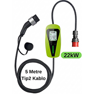 22 Kw - 3 Kw Taşınabilir Şarj İstasyonu