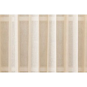 Keten Folded Tül Bej Rengi̇ 1-3 Sik Pi̇le 260 Cm 300