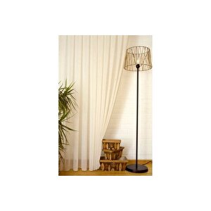 Massarelli̇ Kirçilli Keten Tül Naturel 1-3 Sik Pi̇le 350x260