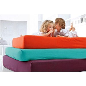 Maki̇ Home Çi̇ft Ki̇şi̇li̇k Lasti̇kli̇ Çarşaf Ve Yastik Kilifi Seti̇, Açik Mavi̇, 160x200, 50x70