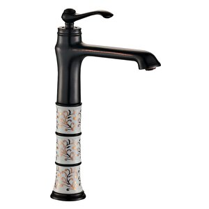 Vi̇ctori̇a Porselen Desenli̇ Çanak Metfak Evi̇ye Lavabo Bataryası Siyah