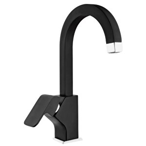 Orka Kuğu Evi̇ye Lavabo Bataryası ( Lüx , %100 Pi̇ri̇nç ) Siyah