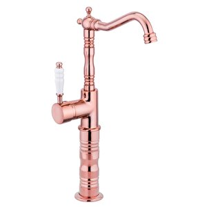 Lpd Luna Te Mix Mutfak Evye Yüksek Çanak Lavabo Bataryası Rose Gold