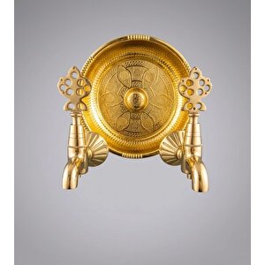 Lpd İki̇li̇ Hamam Taslı Sarı Osmanlı Musluk (lüx, %100 Pi̇ri̇nç)