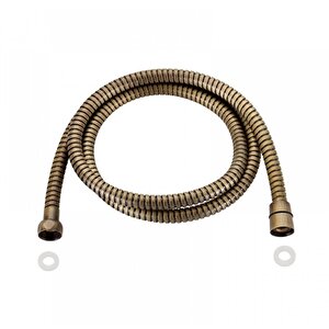 Antik Duş Hortumu 150 Cm ( %100 Pirinç Bağlantı , Paslanmaz Çelik Gövde, Sızdırmaz Esnek Hortum )