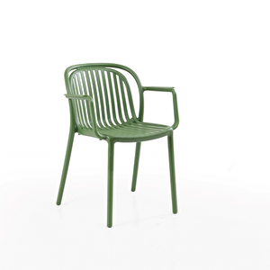 Polo Sandalye 2'li Set | Balkon, Bahçe Ve Kafe Sandalyesi Deniz Yeşili