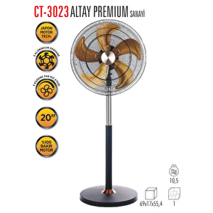 Altay Sanayi Tipi Ayaklı Vantilatör Ct-3023
