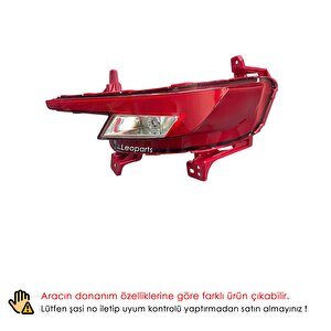 Leoparts Hyundai Elantra Arka Tampon Reflektörü Sol (açık Tip) 2019-2021 92405-f2500
