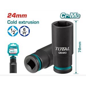 24 Mm 1/2 Altı Köşe Darbeli Derin Lokma Thdis12242l