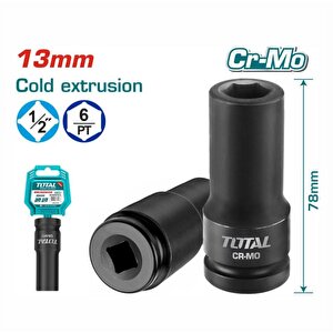 13 Mm 1/2 Altı Köşe Darbeli Derin Lokma Thdis12132l