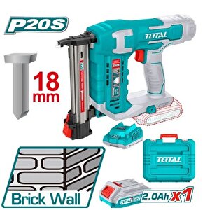Li-ion Akülü Tuğla Çivi Çakma Tabancası 18 Mm - Tcstli3808