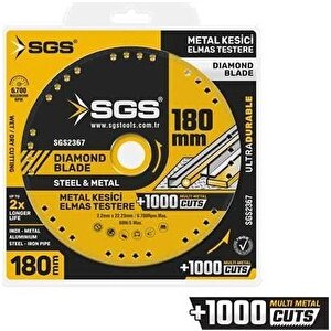 Sgs2367 Vakumlu Elmas Multı-metal Kesici 180 Mm