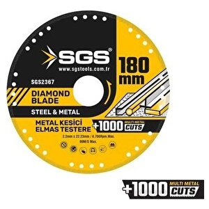 Sgs2367 Vakumlu Elmas Multı-metal Kesici 180 Mm