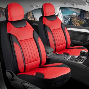 Bmw 3 Serisi 330x Full Deri Oto Koltuk Kılıfı Ön Arka Set Kırmızı Edition Şhn