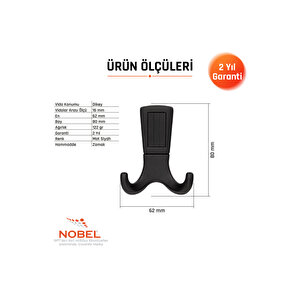 Eli̇za Askı, Metal Vestiyer Askısı, Matsiyah , Duvar Ve Dolap Askılığı (5'li Set) Vidalı