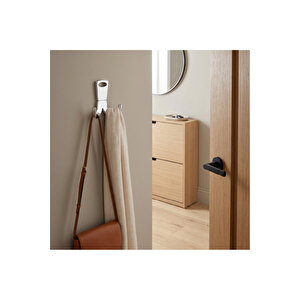 Seylan Askı, Metal Vestiyer Askısı, Matsiyah, Duvar Ve Dolap Askılığı (5'li Set) Vidalı