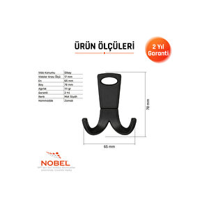 Seylan Askı, Metal Vestiyer Askısı, Matsiyah, Duvar Ve Dolap Askılığı (5'li Set) Vidalı