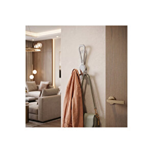 Vi̇lla Portmanto Askısı, Metal Vestiyer Askısı, Krom Matkrom, Duvar Ve Dolap Askılığı (5'li Set) Vidalı