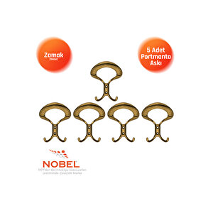 Üçgen Portmanto Askısı, Metal Vestiyer Askısı, Anti̇k Sari, Duvar Ve Dolap Askılığı (5'li Set) Vidalı