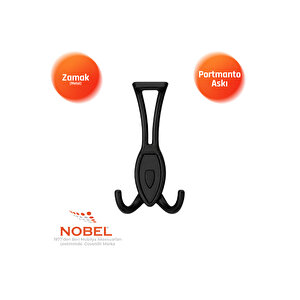 Zepli̇n Portmanto Askısı, Metal Vestiyer Askısı, 84 Gr, Dolap Ve Duvar Askılığı, Matsi̇yah
