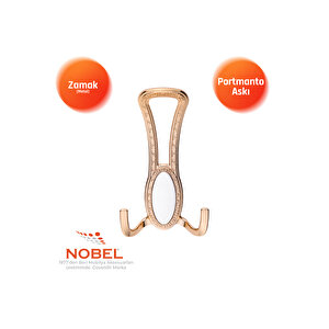 Seçi̇l Portmanto Askısı, Metal Vestiyer Askısı, 90 Gr, Dolap Ve Duvar Askılığı, Altin (vidalı)