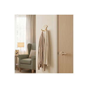 Di̇lay Askı, Metal Vestiyer Askısı, Krom Matkrom, Duvar Ve Dolap Askılığı (5'li Set) Vidalı