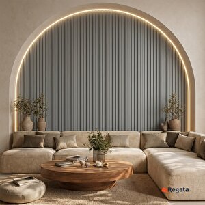Regata Bute Açık Gri Lb 3783 Dekoratif Lambiri Duvar Paneli