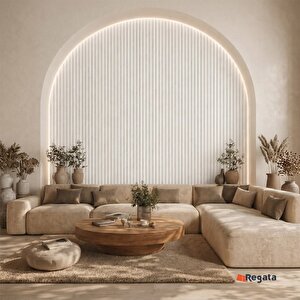 Regata Bute Beyaz Lb 3783 Dekoratif Lambiri Duvar Paneli