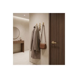 Kare Askı, Metal Vestiyer Askısı, 34 Gr, Dolap Ve Duvar Askılığı, Anti̇k Sari (vidalı)