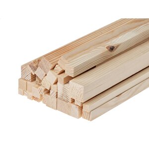 Silinmiş Çam Kereste Ebat: (3x6 Cm)-( Uzunluk: (90 Cm)-(2 Adet)