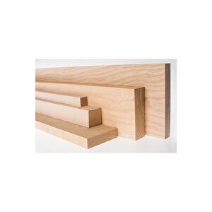 4.5x9 Cm (uzunluk 190 Cm) Dişbudak Çıta Tahta Ahşap Planyalı Kereste