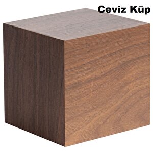 Sedir-katran Küp Hobi Ahşap Küp Dekoratif Küp Doğal Ahşap Küp Blokları | Ebat-3x3x3 Cm (30 Adet)