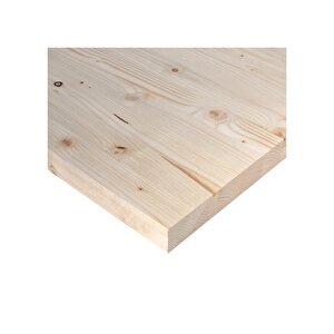 Iahşap Ladin Masif Panel Tabaka Ahşap Plaka Ahşap Panel | Kalınlık-18 Mm | Ebat-7.4x10.5 Cm