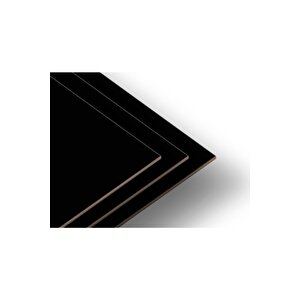 20x40 Cm-(kalınlık 18 Mm )siyah Laminat Kaplı Mdf Ahşap Plaka Ahşap Panel
