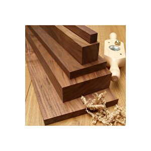 Silinmiş Ceviz Kereste Ebat: (4.5x9 Cm)-( Uzunluk: (25 Cm)-(2 Adet)