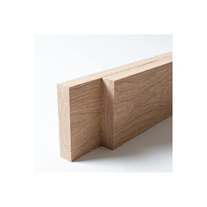 Silinmiş Meşe Kereste Ebat: (4x8 Cm)-( Uzunluk: (125 Cm)-(1 Adet)