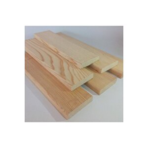 Çam Çıta Tahta Taslak Ahşap Blok Silimiş Planyalı Kereste | Ebat-1x4x25 Cm (20 Adet)