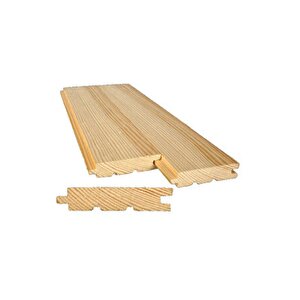 Paket 10 Adet (125 Cm) (1 M2) )çam Zemin Döşeme Tahtası Rabıta Lambiri