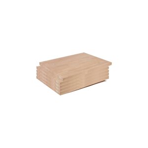 Kayın Masif Panel Tabaka Ahşap Plaka Ahşap Panel | Kalınlık-30 Mm | Ebat-70x100 Cm (1 Adet)