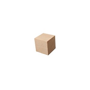 Köknar Küp Hobi Ahşap Küp Dekoratif Küp Doğal Ahşap Küp Blokları | Ebat-2x2x2 Cm (100 Adet)