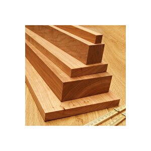 3x9 Cm (uzunluk 125 Cm) Kiraz Çıta Tahta Ahşap Silimiş Planyalı Kereste