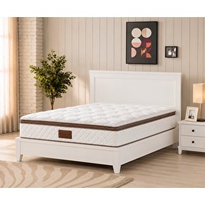 Loft Pedli Full Ortopedik Bel Destekli Yaylı Yatak (kahve) 140x200 140x200 cm