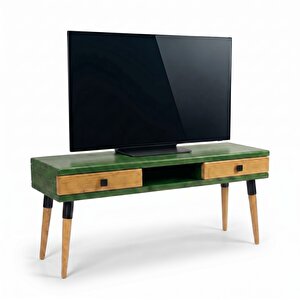 Modest Tv: İskandinav Masif Tv Ünitesi 2 Çekmeceli 1 Raflı - 120 Ye-tk