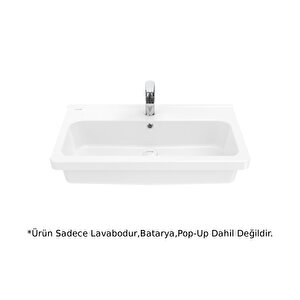 Ip080 İpek Etajerli Lavabo Beyaz 80 Cm