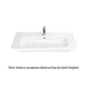 Id100 İdeal Etajerli Lavabo Beyaz 100cm
