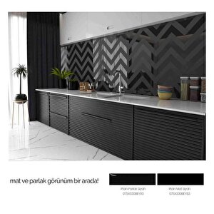 075x300 Mat Siyah K:8 - 1 Kutu 0.54 M2